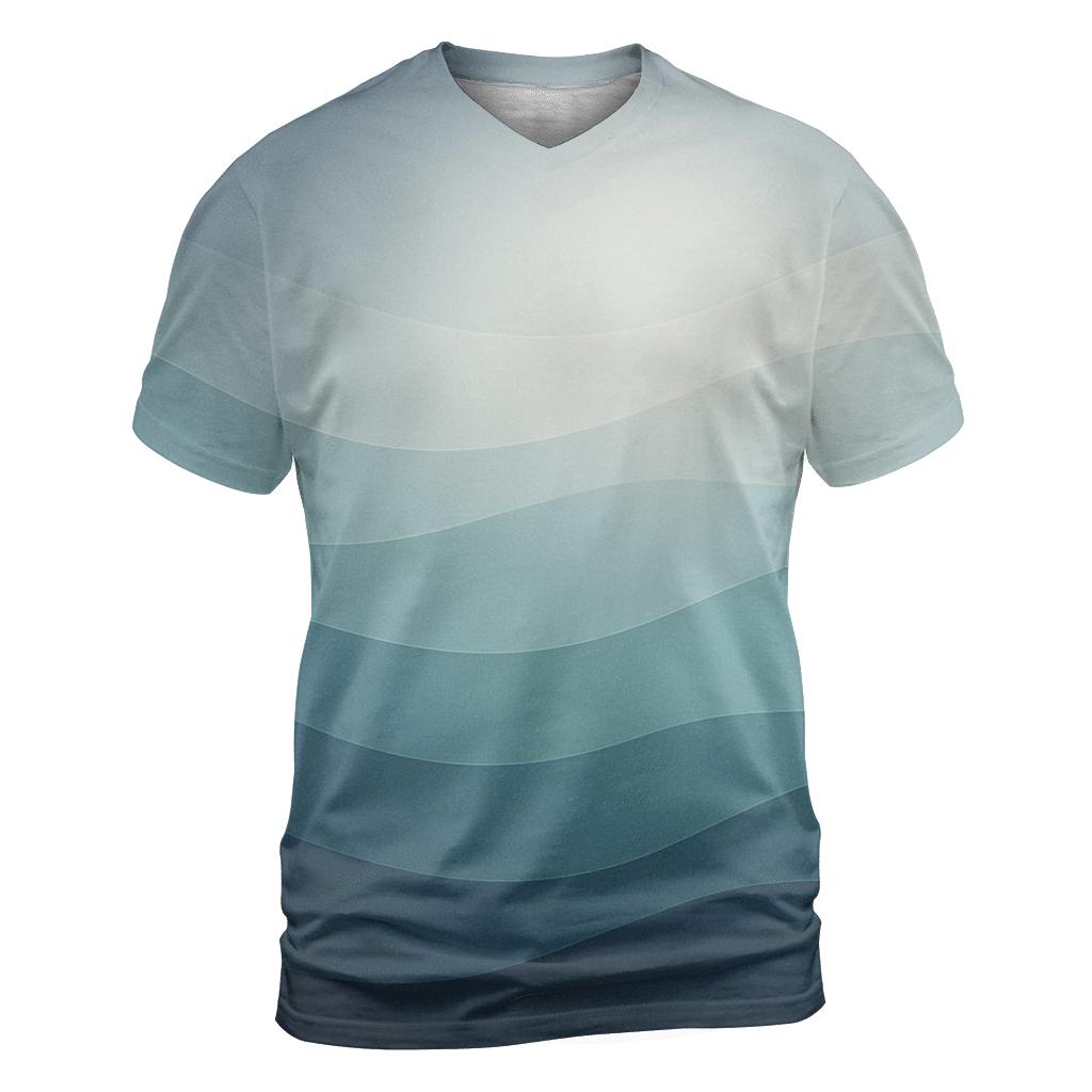 Polar Glasswave Gradient creative print fashion shirts