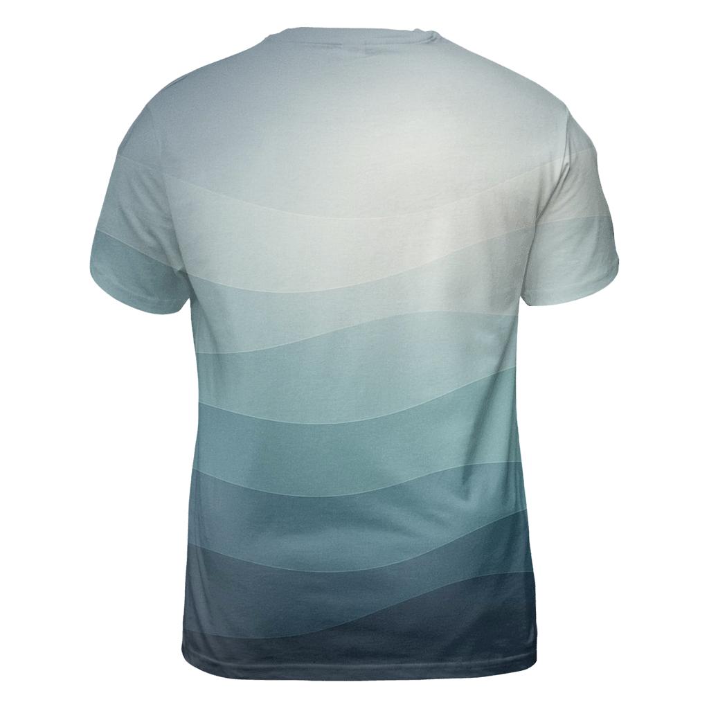 Polar Glasswave Gradient creative print fashion shirts