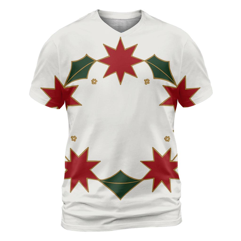 Star Of Bethlehem Geometric Wreath trendy printed shirt styles