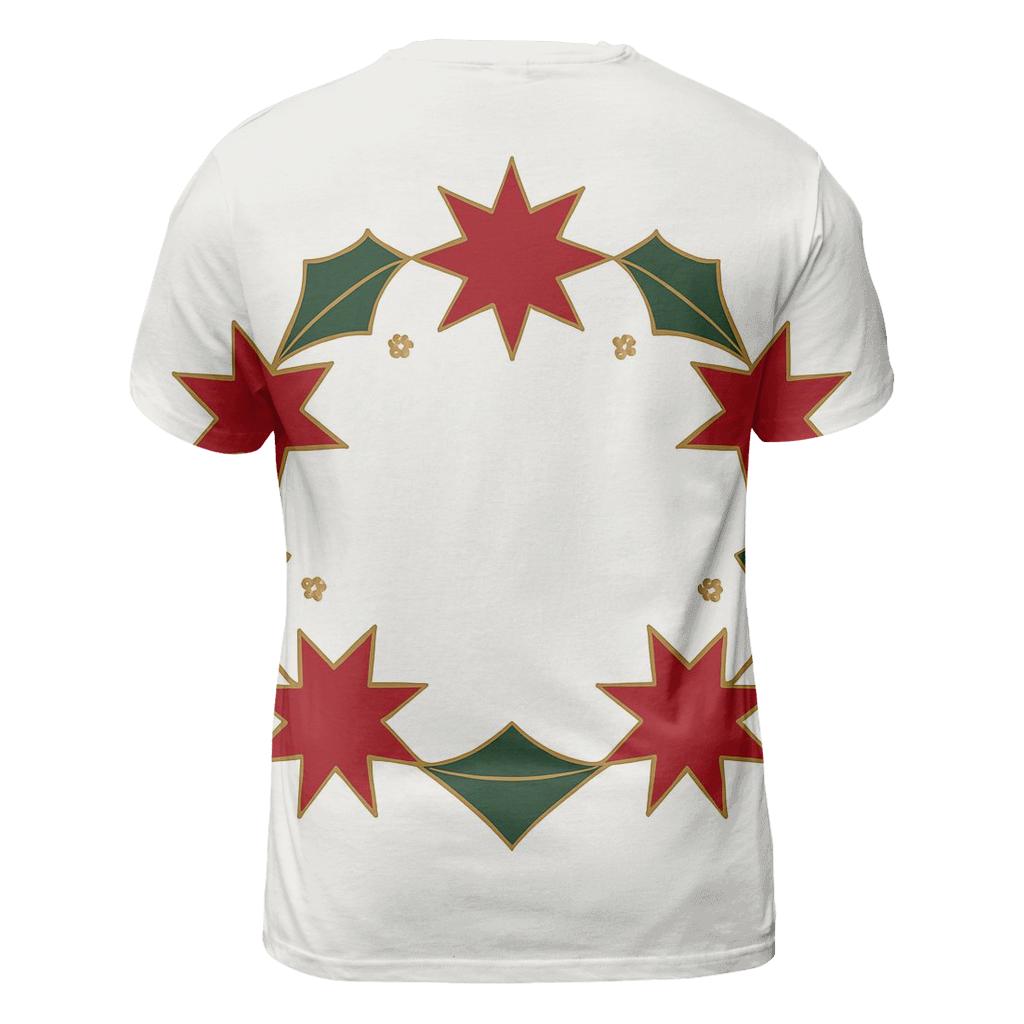 Star Of Bethlehem Geometric Wreath trendy printed shirt styles