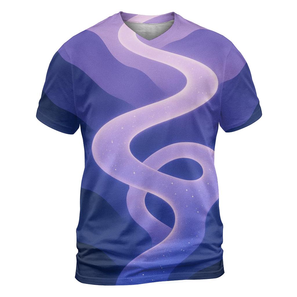 River Of Quiet Stars creative print fashion shirts