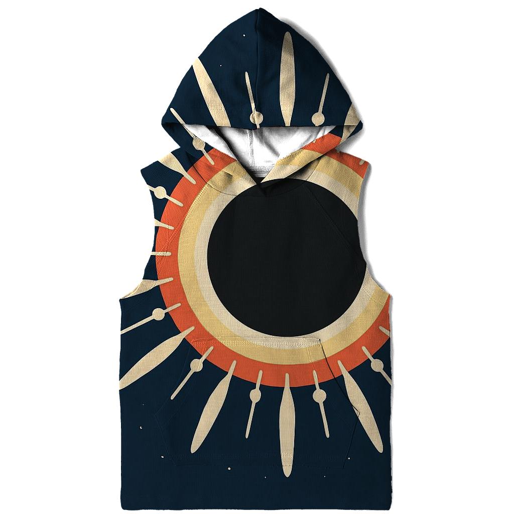 Eclipse Corona Petal Array heavyweight hoodies