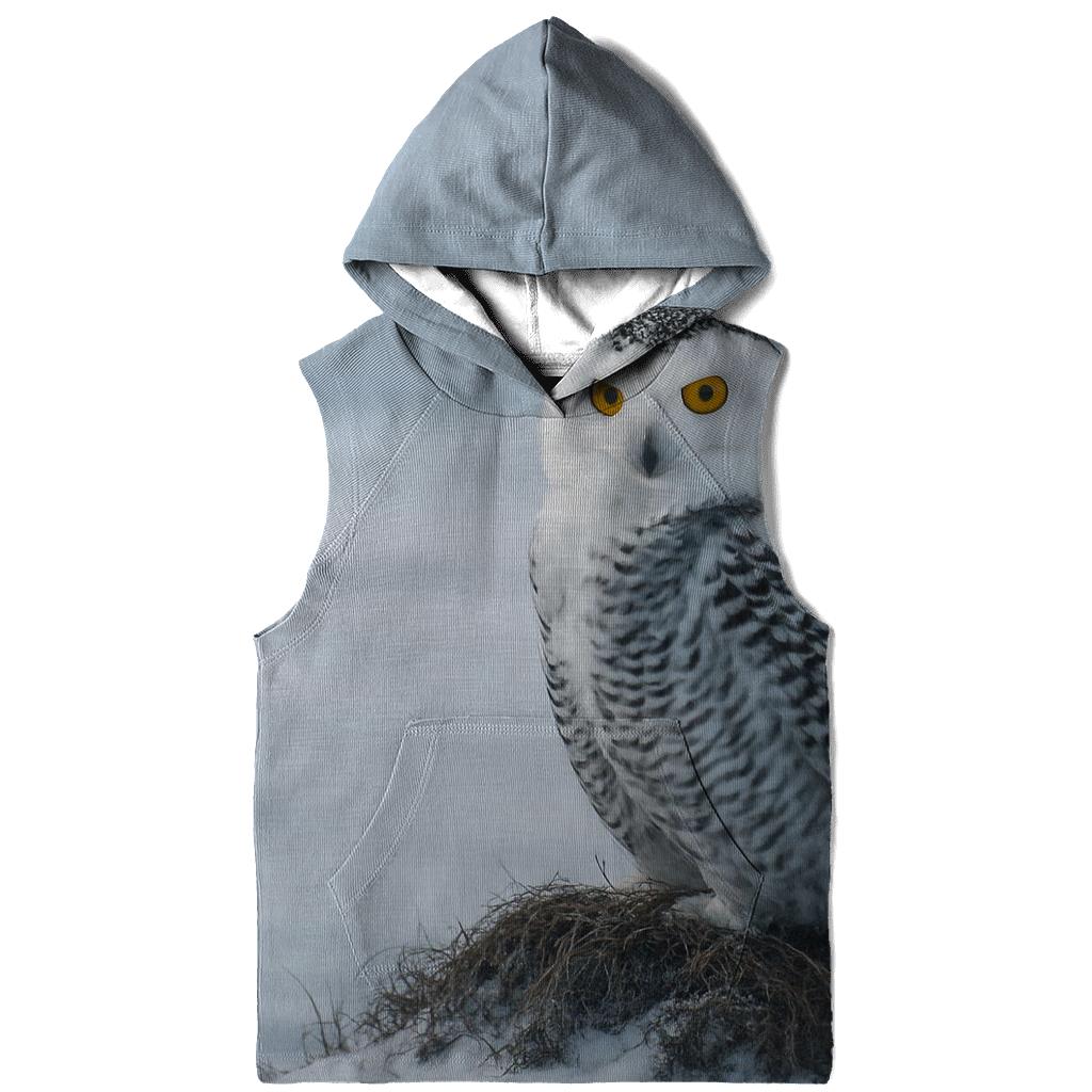 Frostline Sentinel Snowy Owl hoodie styles