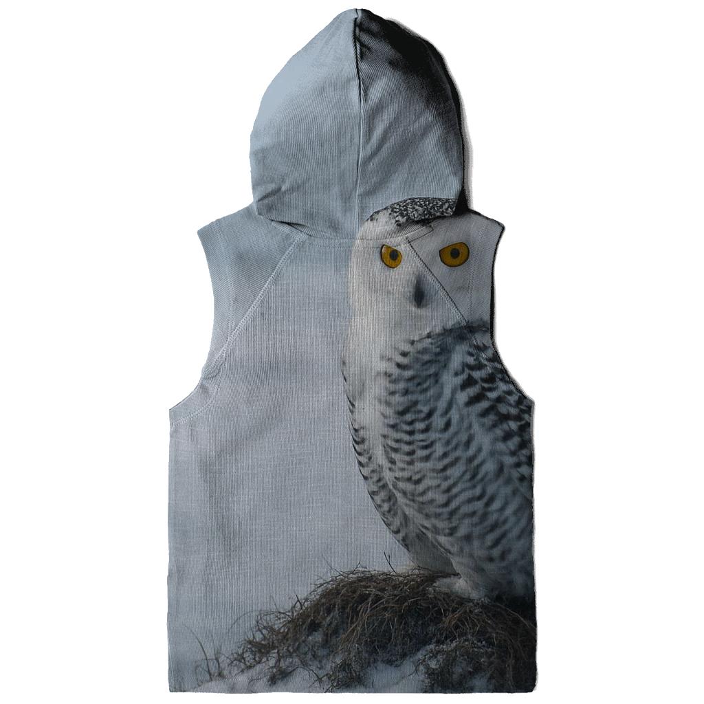 Frostline Sentinel Snowy Owl hoodie styles