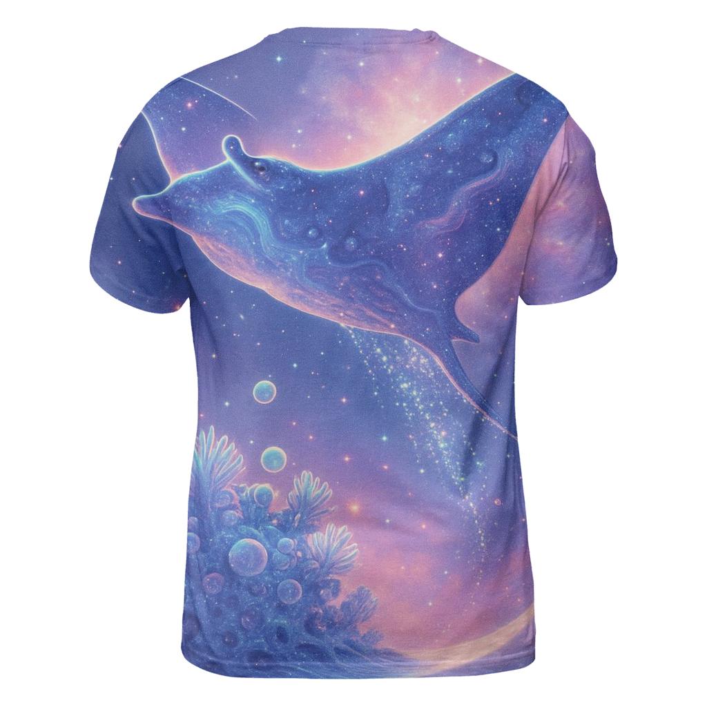 Coral Reef Supernova Dreamscape artistic all-over print tops