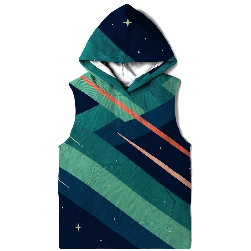 Aurora Ribbon Jet Outflow printed hoodies