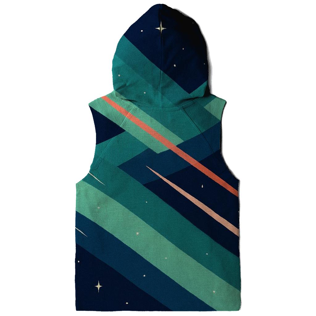 Aurora Ribbon Jet Outflow printed hoodies