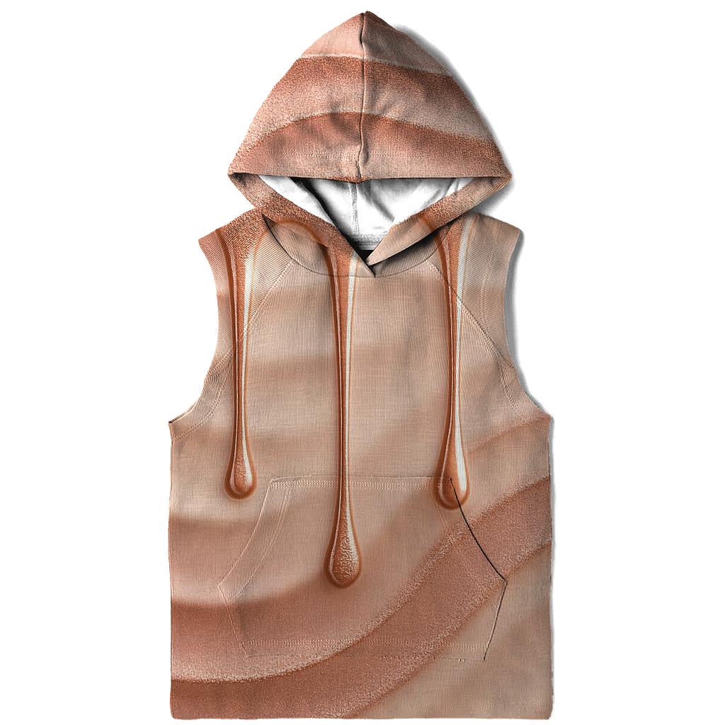 Rose Gold Ripple Drip zip-up hoodies