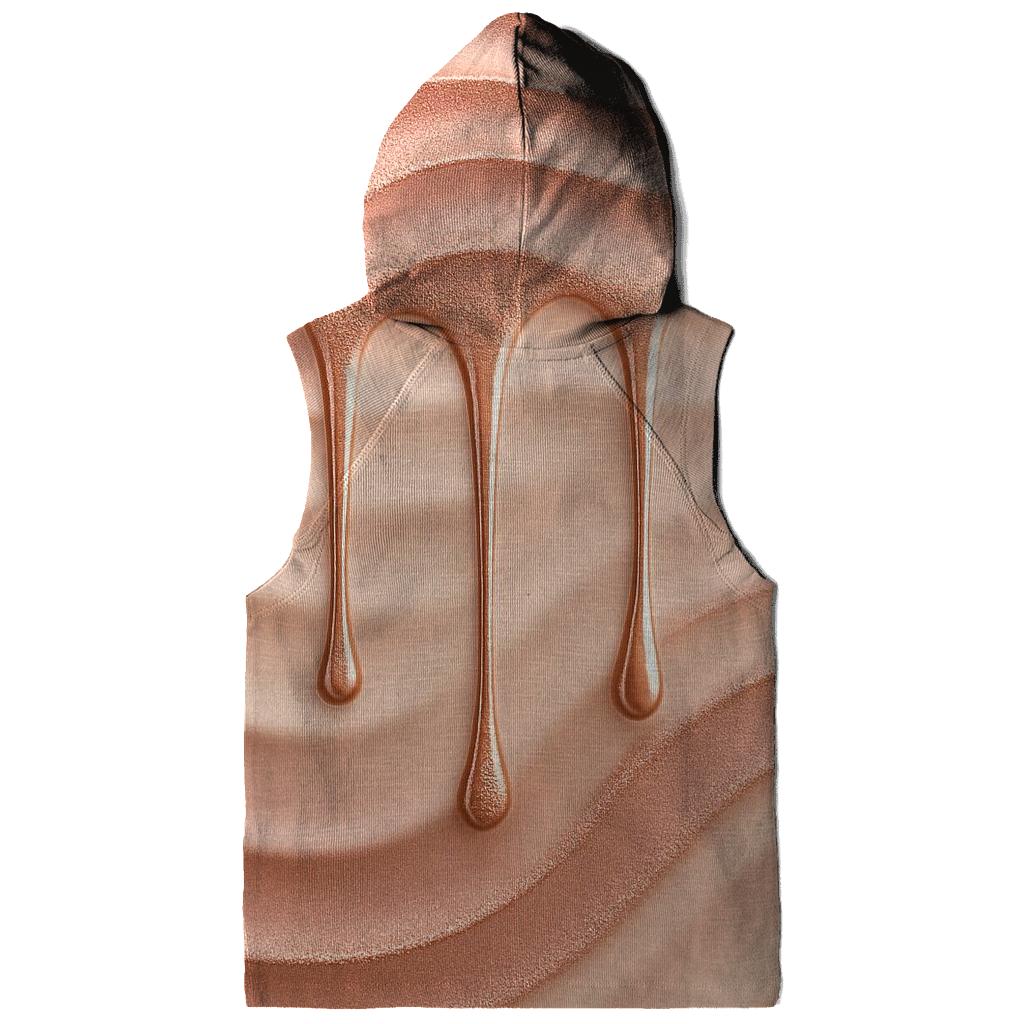 Rose Gold Ripple Drip zip-up hoodies