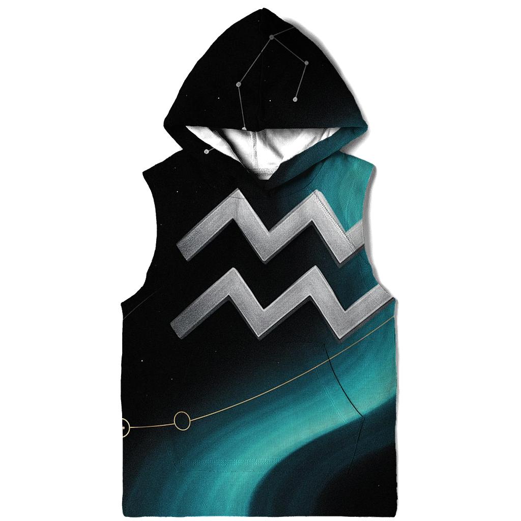 Aquarius Saturnine Water Bearer Orbit hoodie trends