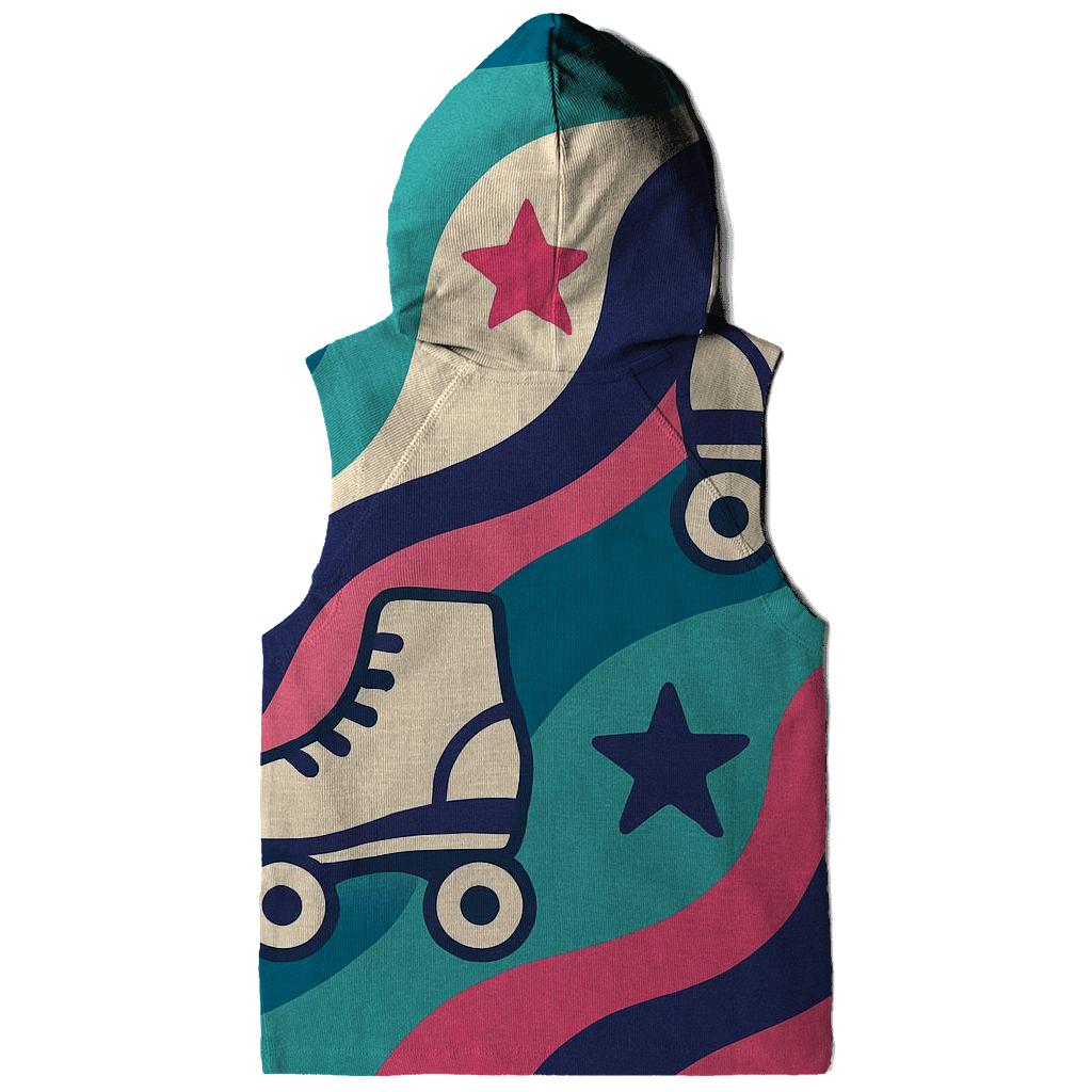 Groovy Roller Rink Waves heavyweight hoodies