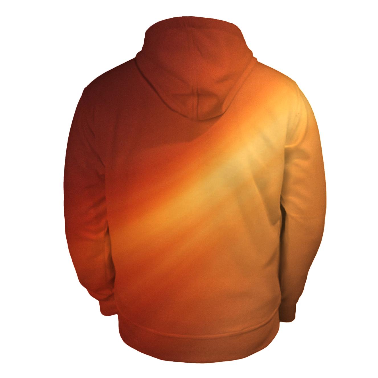 Molten Amber Drift Gradient printed hoodies