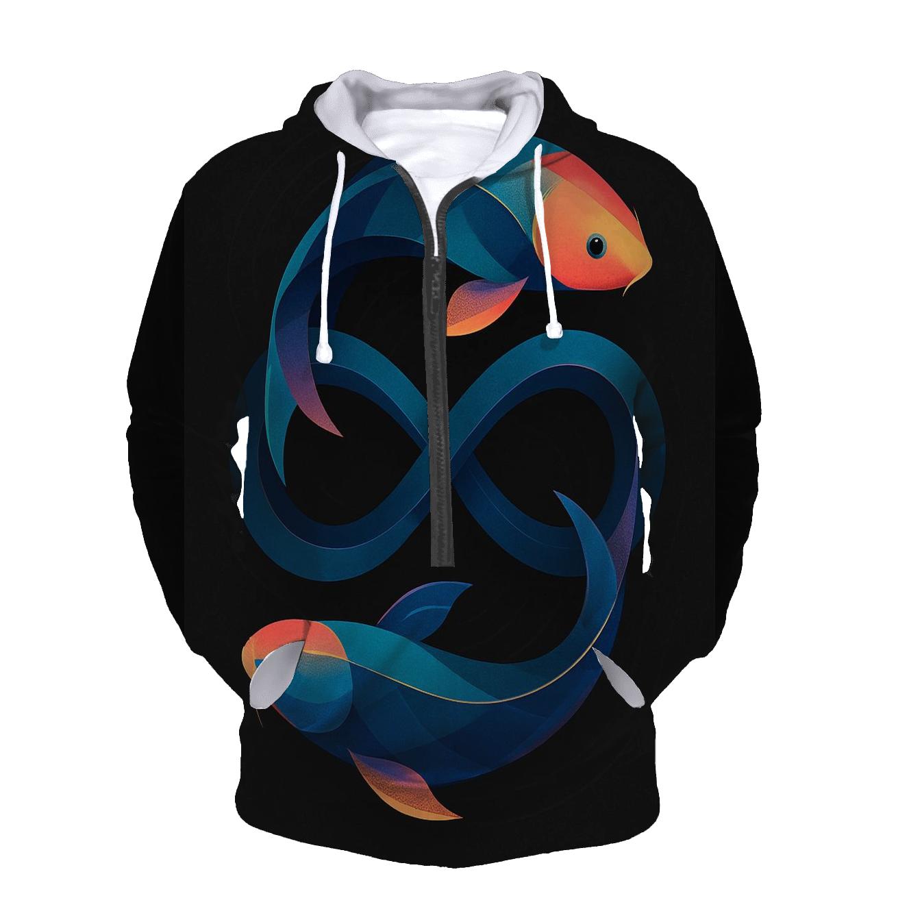 Prismatic Koi Infinity Loop hoodie trends