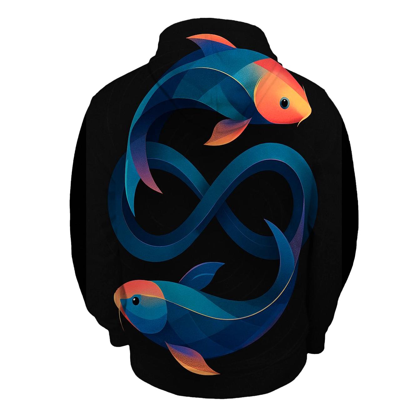 Prismatic Koi Infinity Loop hoodie trends