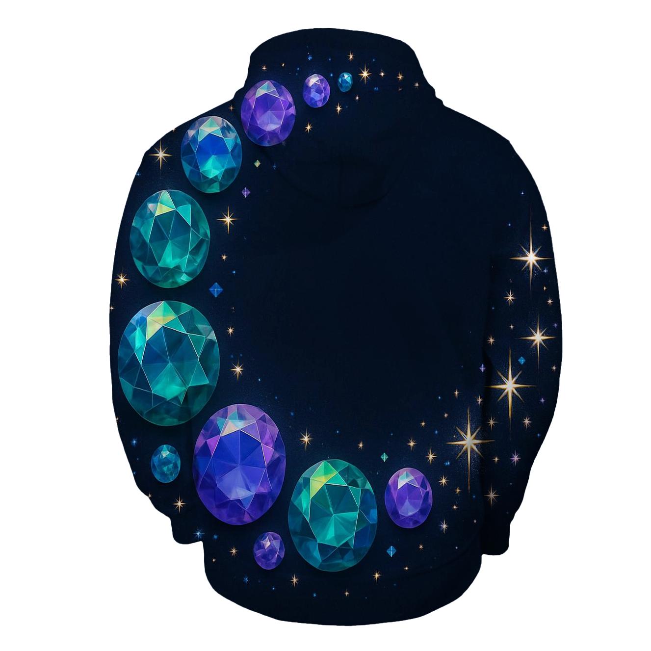 Celestial Gem Arc lightweight hoodies