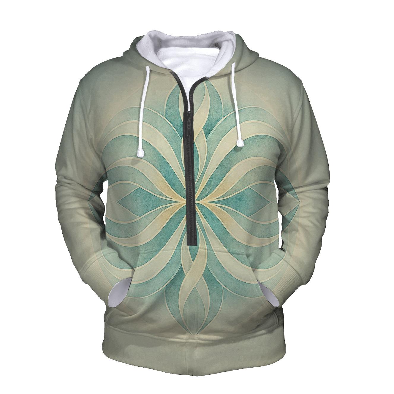 Luminous Breath Mandala premium hoodies