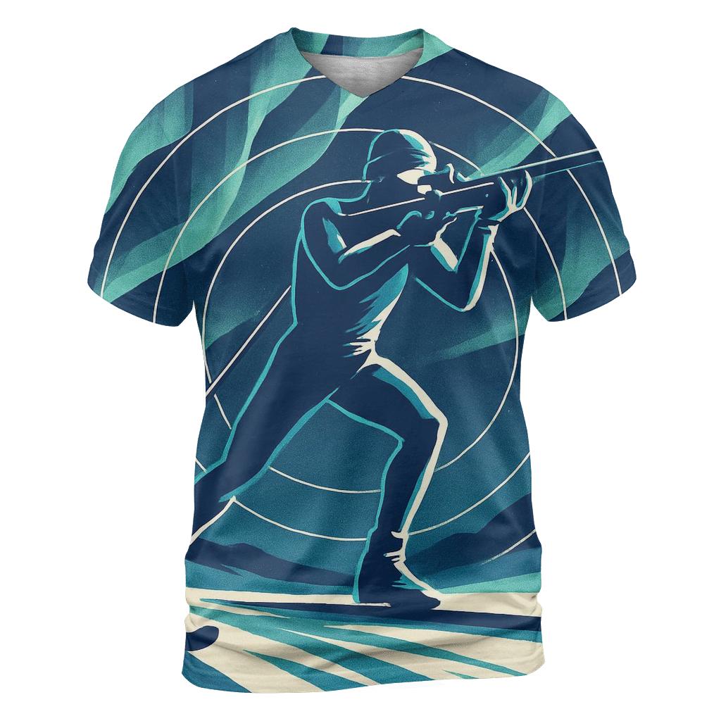 Midnight Biathlon Aurora Sprint trendy printed shirt styles