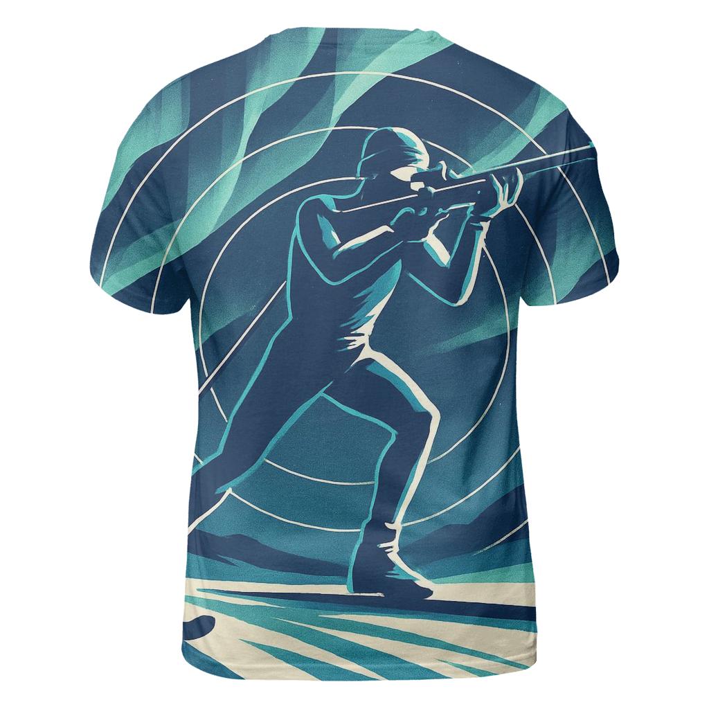 Midnight Biathlon Aurora Sprint trendy printed shirt styles