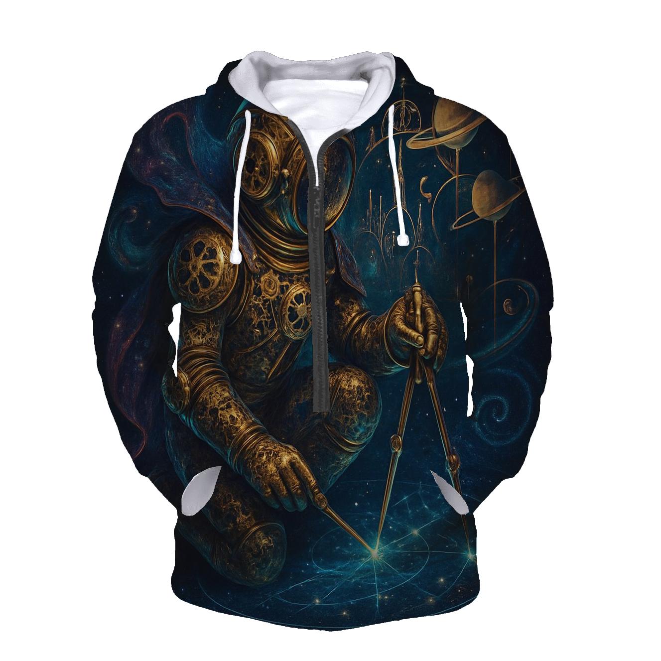 The Clockwork Nebula Cartographer hoodies fashion