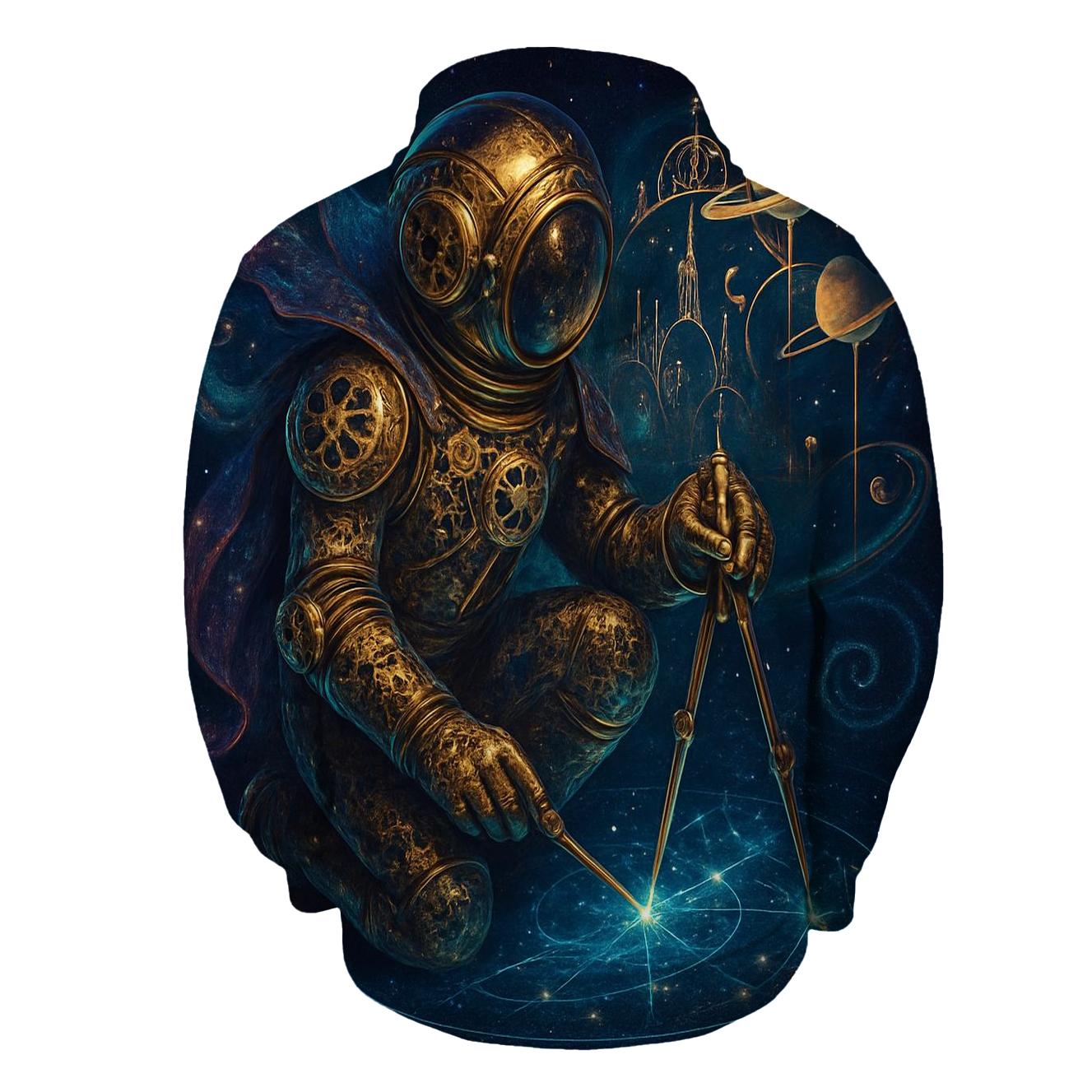 The Clockwork Nebula Cartographer hoodies fashion