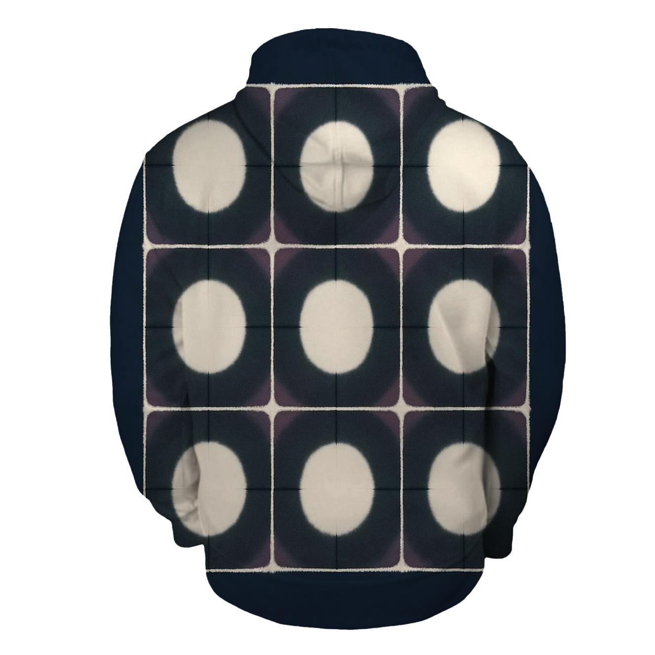 Itajime Eclipse Window Grid printed hoodies