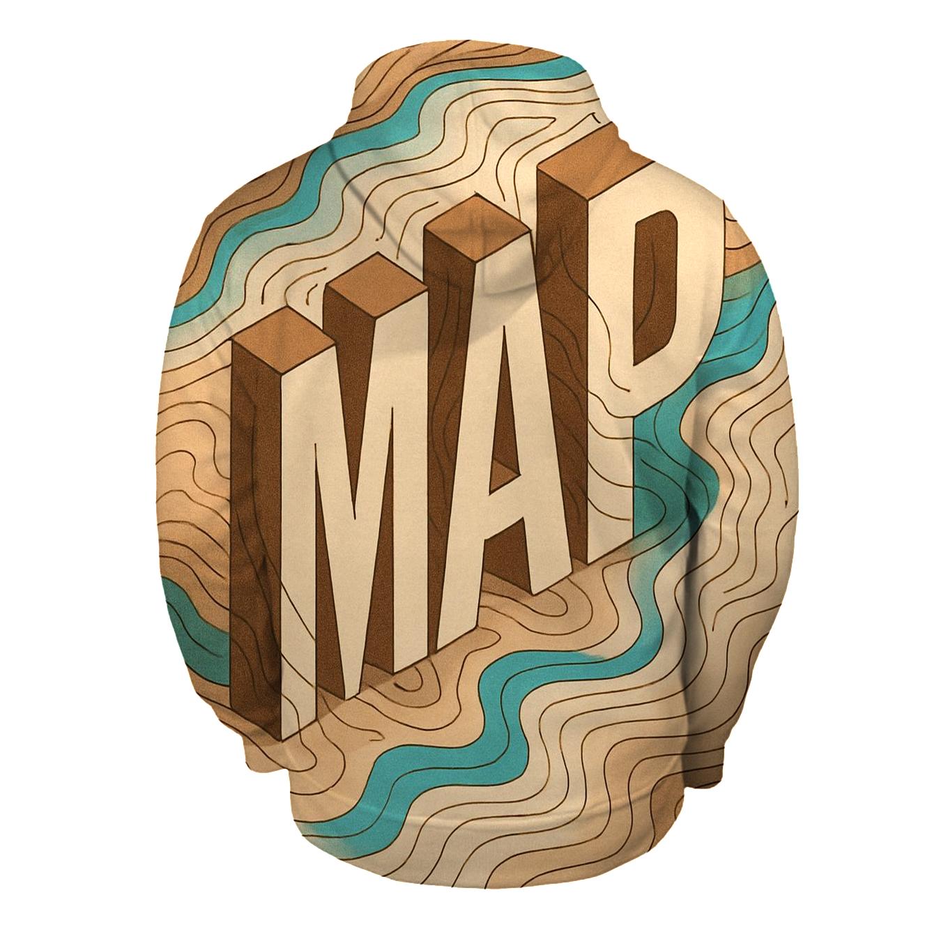 Desert Mirage Type Atlas zip-up hoodies