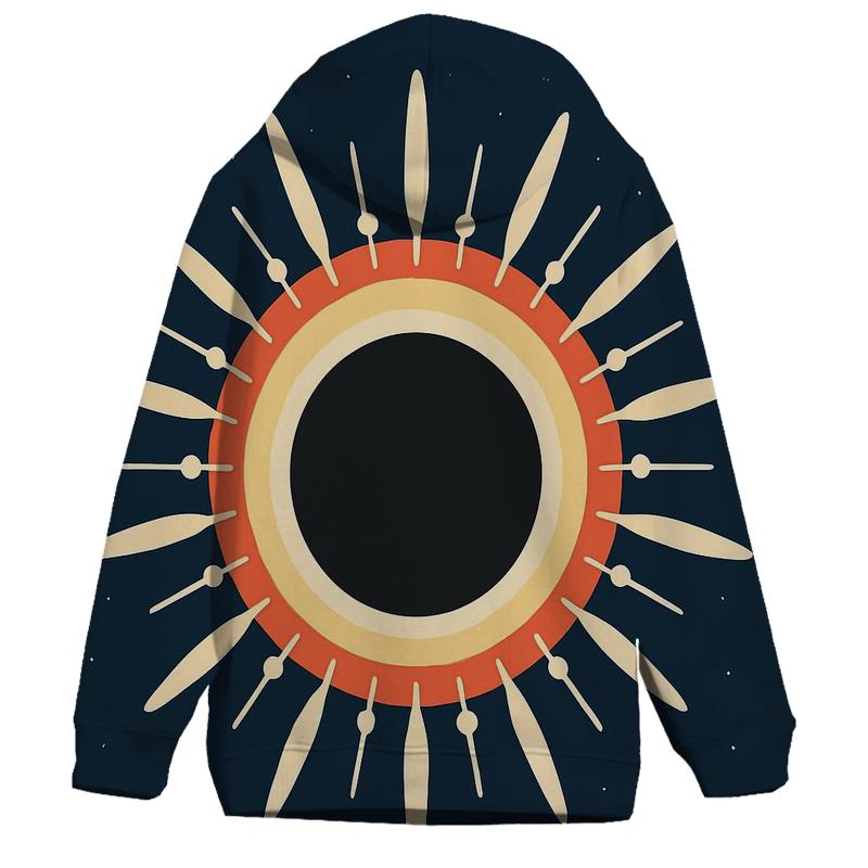 Eclipse Corona Petal Array premium hoodies