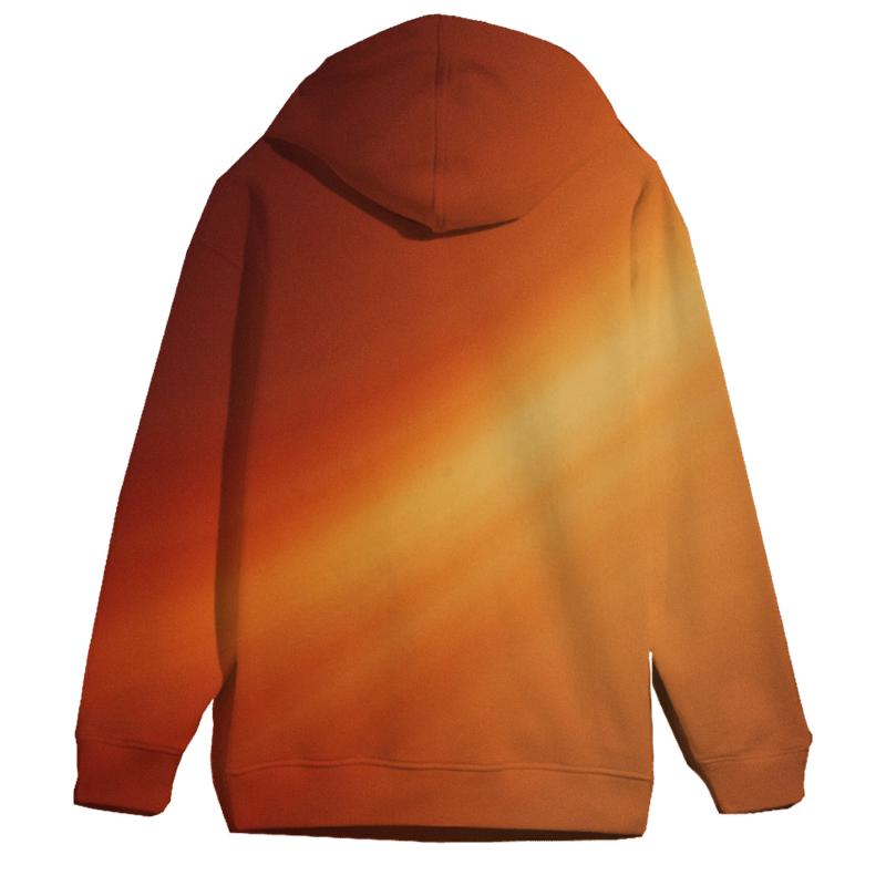 Molten Amber Drift Gradient premium hoodies