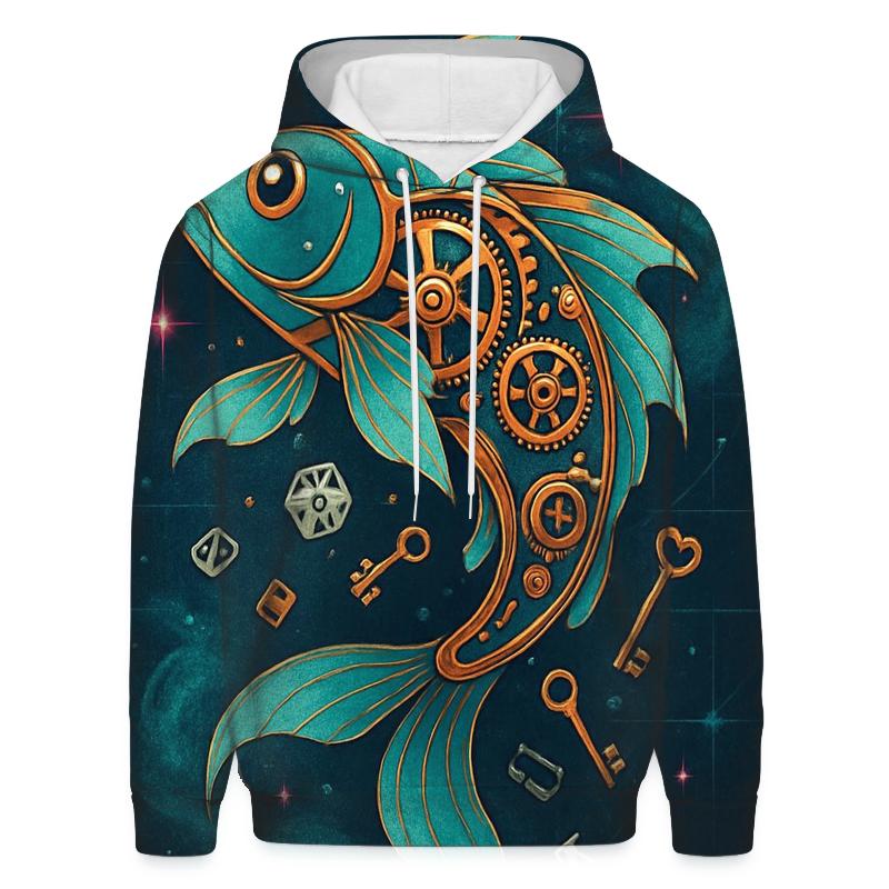 Clockwork Koi Constellation lightweight hoodies