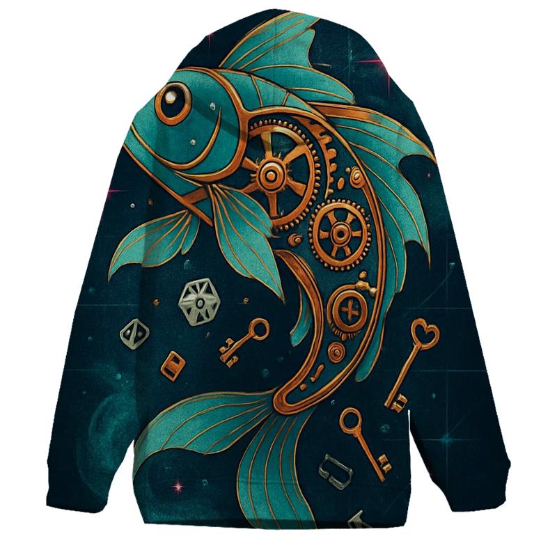 Clockwork Koi Constellation lightweight hoodies