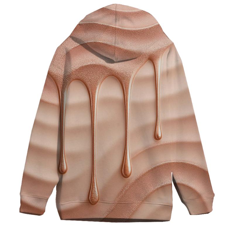 Rose Gold Ripple Drip pullover hoodies