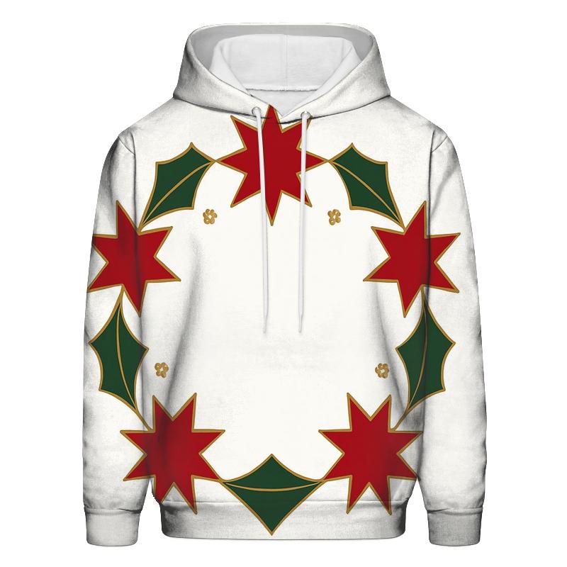 Star Of Bethlehem Geometric Wreath hoodie styles