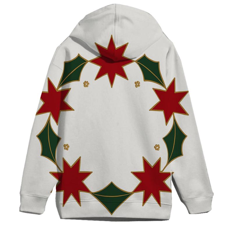 Star Of Bethlehem Geometric Wreath hoodie styles
