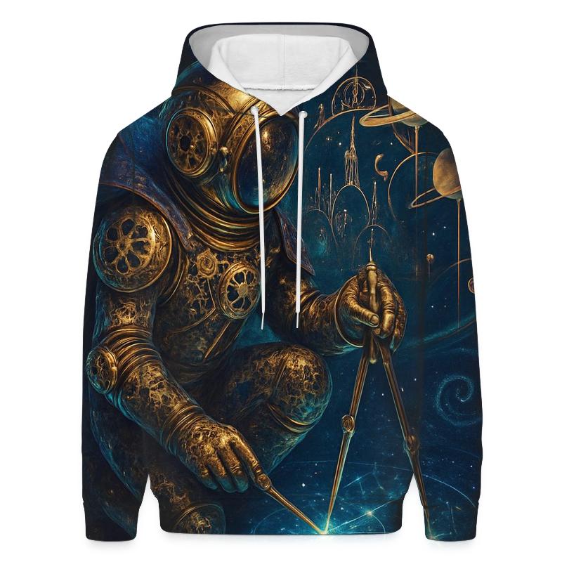 The Clockwork Nebula Cartographer hoodie styles