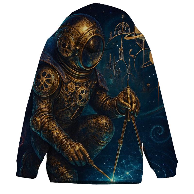 The Clockwork Nebula Cartographer hoodie styles