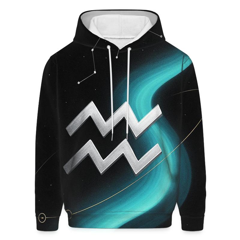 Aquarius Saturnine Water Bearer Orbit hoodie styles