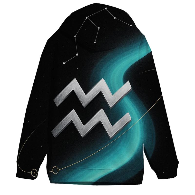 Aquarius Saturnine Water Bearer Orbit hoodie styles