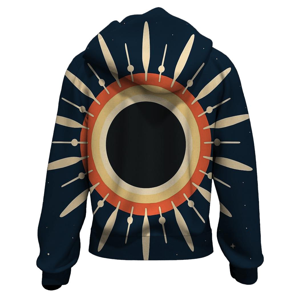 Eclipse Corona Petal Array pullover hoodies