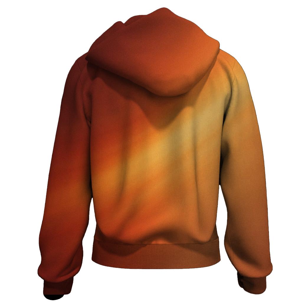 Molten Amber Drift Gradient printed hoodies