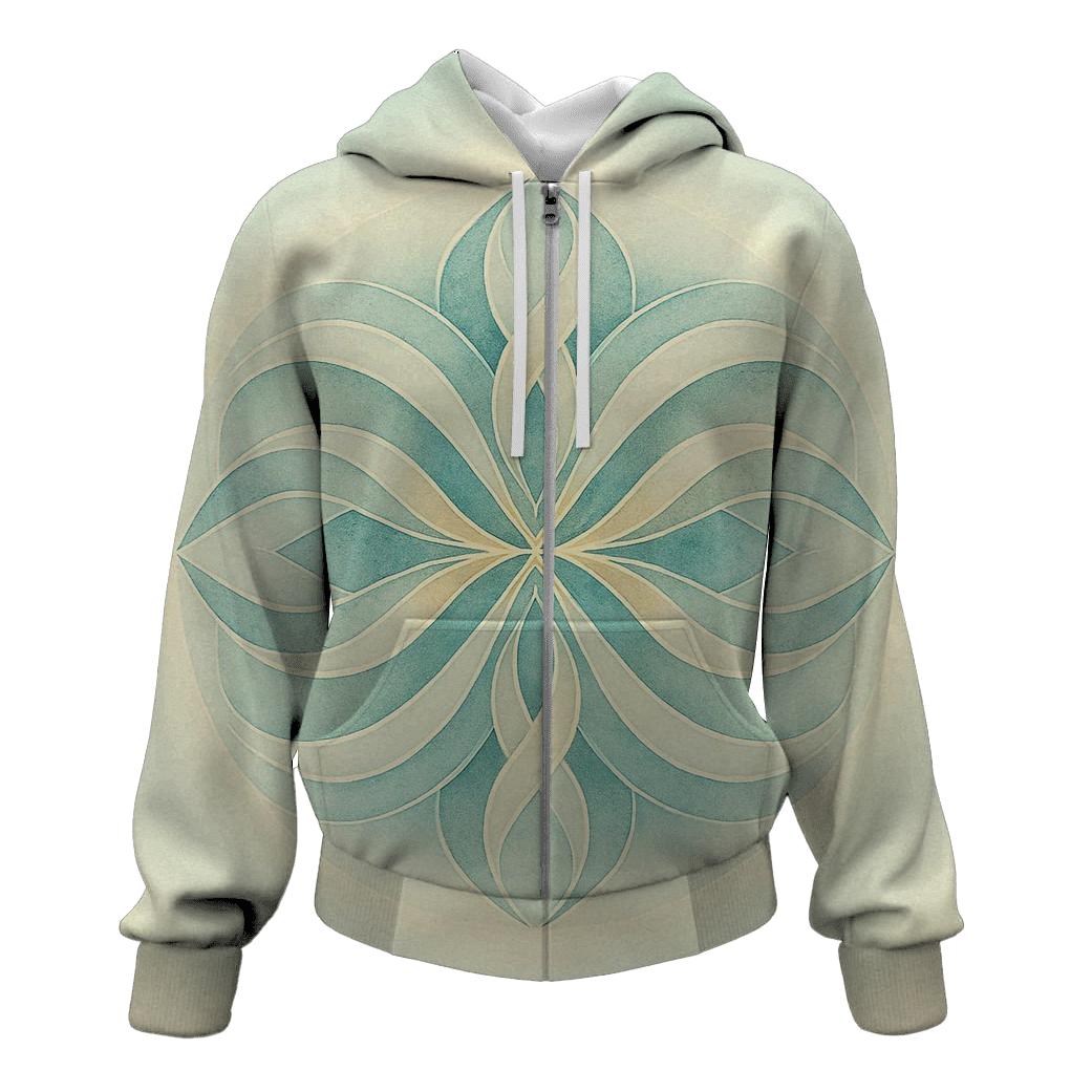 Luminous Breath Mandala heavyweight hoodies