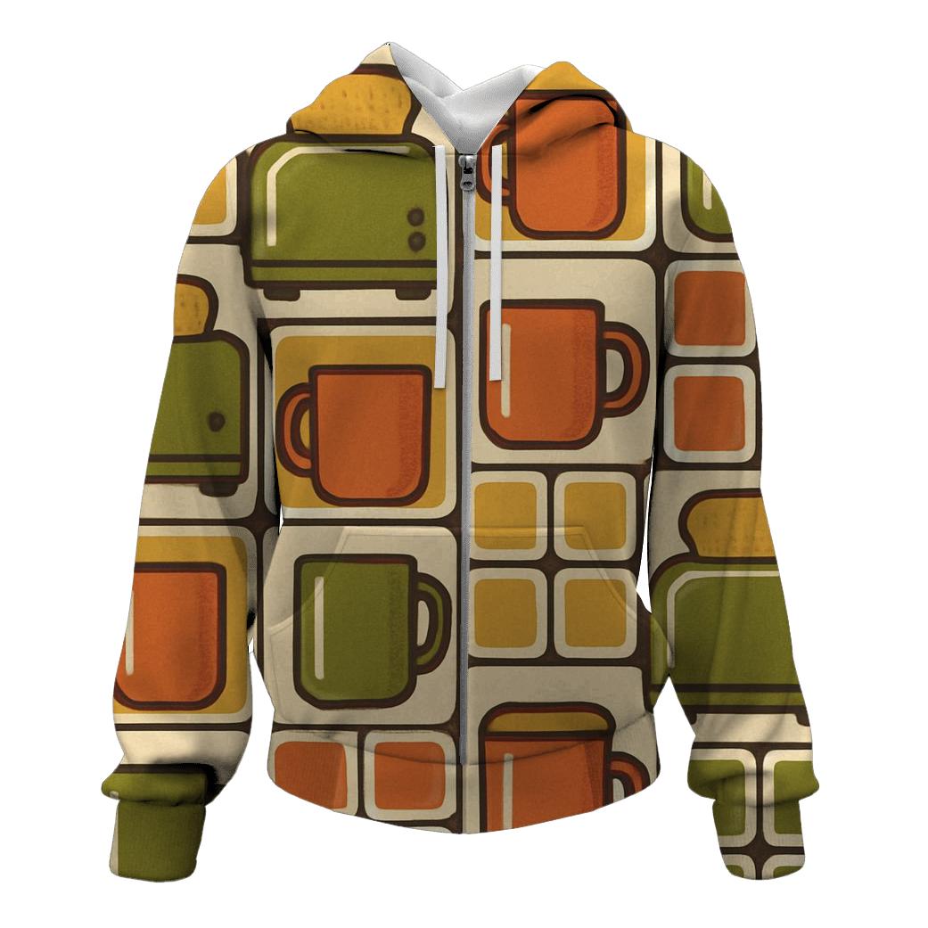 Avocado Kitchen Geometry premium hoodies