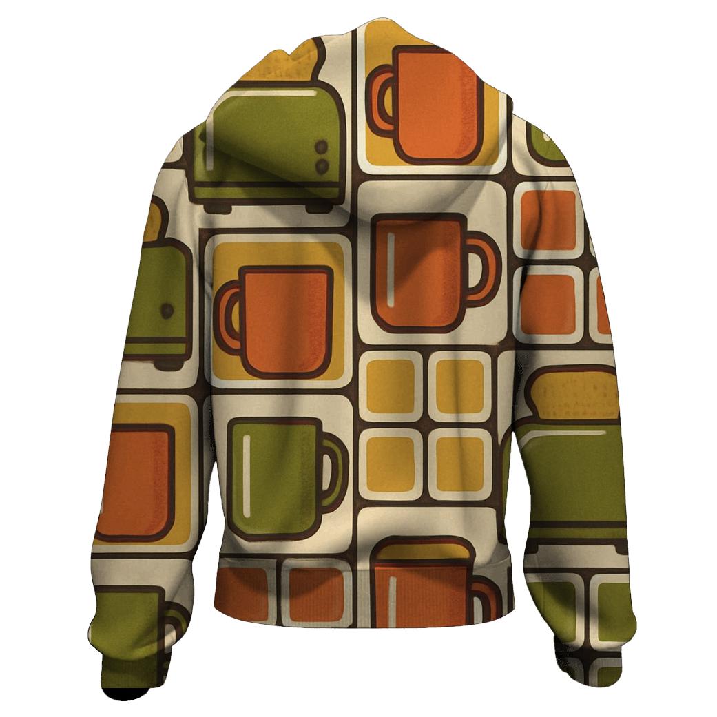 Avocado Kitchen Geometry premium hoodies