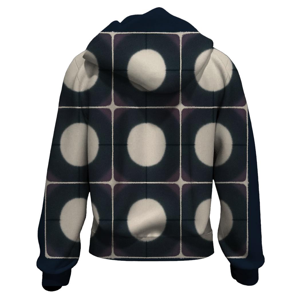 Itajime Eclipse Window Grid pullover hoodies