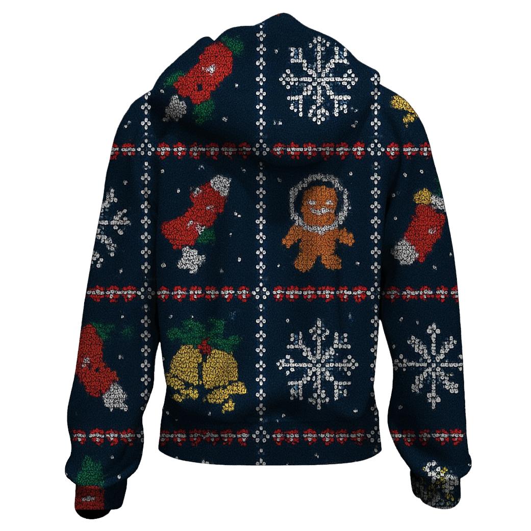 Gingerbread Astronaut Ornament Parade Design custom hoodies