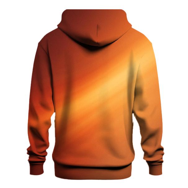 Molten Amber Drift Gradient pullover hoodies