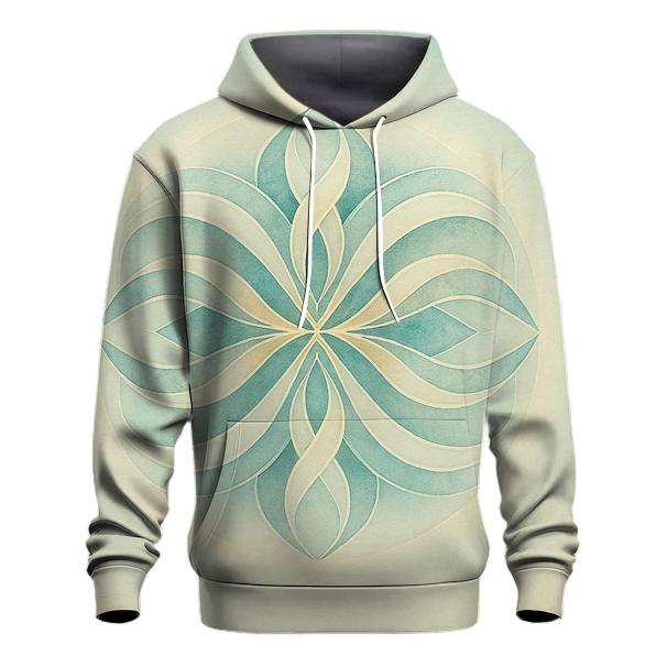 Luminous Breath Mandala printed hoodies