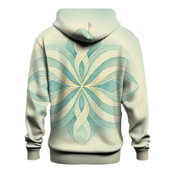 Luminous Breath Mandala printed hoodies