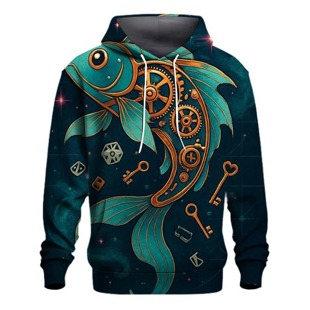 Clockwork Koi Constellation hoodie styles