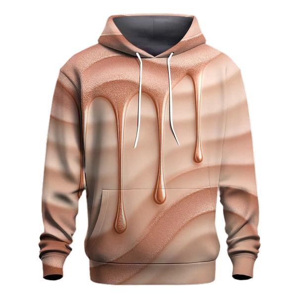 Rose Gold Ripple Drip pullover hoodies