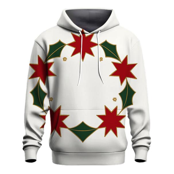 Star Of Bethlehem Geometric Wreath hoodie trends